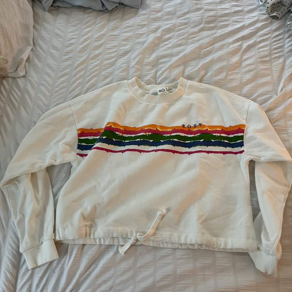 Roxy Striped crew neck